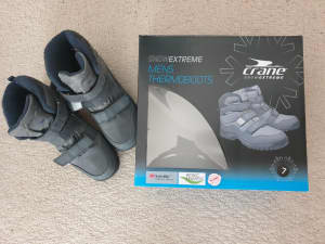 Crane snow extreme mens thermoboots size 7.