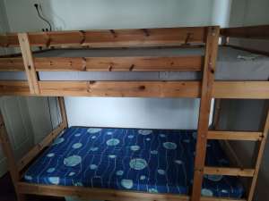 Bunk Bed Ikea Mydal with matresses