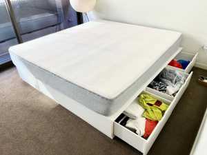 Ikea Nordli bed & Koala king size mattress