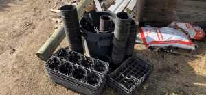 Garden pots and trays