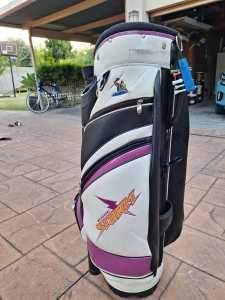 Used Melbourne Storm NRL Golf Bag in Very Good Condition
