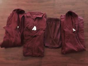 burgundy/ maroon school clothes bundle-size 16 KIDS (5 items)