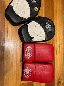 Jim Bradley Leather Gloves and Pads 