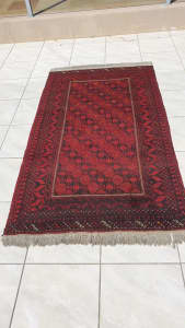 100% pure wool vintage hand knotted persian rug 