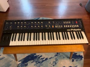 Korg polysix synthesizer with kiwisix upgrade