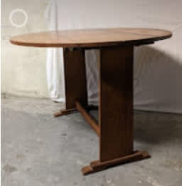 Vintage dining table made of solid Tasmanian Oak