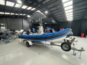 2017 FarEast 480 Rigid Inflatable Boat RIB with Yamaha 50HP 4-Stroke
