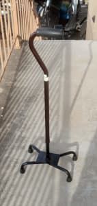Walking Stick Quad Cane with Small Base