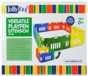 Jolly Kidz Versatile Playpen and Extension pack
