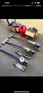 Dyson vacuum bundle (one motor head sold )selling together as it is