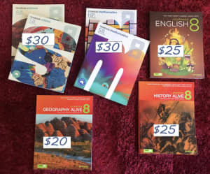 Year 7 & Year 8 Textbooks great condition