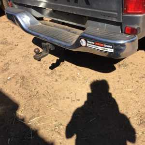 Toyota Hilux Reece Hitch Tow Bar And Rear Step