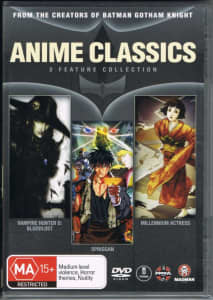 ANIME CLASSICS - 3 Feature Collection - 3 Disc DVD NEW/SEALED - Reg 4