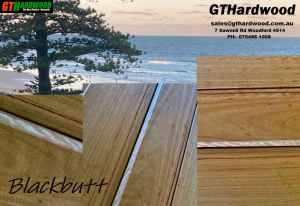 Gold Coast Blackbutt Decking Panel Shiplap and Stair Treads