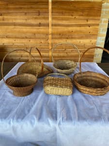Cane Baskets Various Sizes Make an Offer
