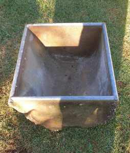 Vintage concrete laundry tub