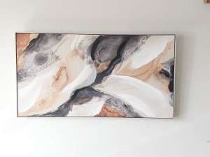 Canvas Wall Art with raised paint finish 122 x 65cm