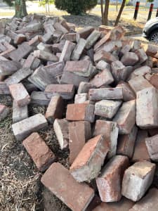 Old Red Bricks $1 each ready for pickup 