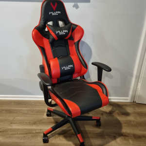 villain red Reclining Gaming Chair