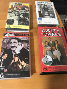 4x off Classic Comedy Marx Brothers and Complete set of Faulty Towers 