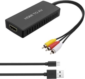 HDMI to AV RCA adapter for PAL/NTSC Compatible Roku Streaming Stick