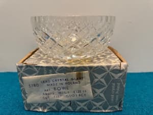 Vintage Irena Violetta diamond pattern 24% Polish lead crystal Bowl