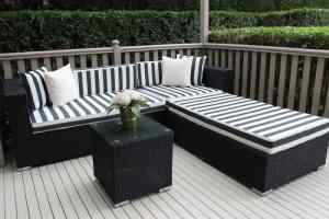 Chaise Lounge Outdoor Wicker setting,European styled,B/New
