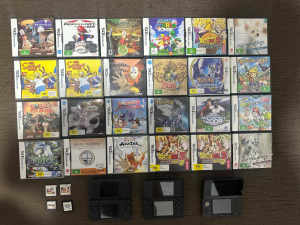 Classic DS and GBA Games Consoles Lot