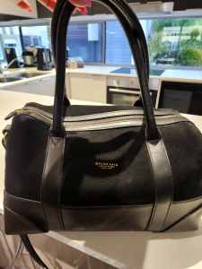 Dylan Kain Leather Suede Black Handbag Bundall Gold Coast City Preview