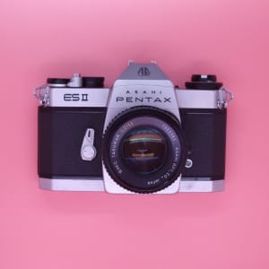 Pentax ESII with 55mm f/2 lens. Film Camera.
6 Month Warranty 