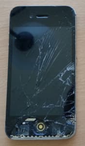 Iphone 4/4s parts (Smashed screen, need factory reset), Carlton pickup