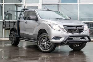 2015 Mazda BT-50 UP0YF1 XT Freestyle Silver 6 Speed Sports Automatic Cab Chassis