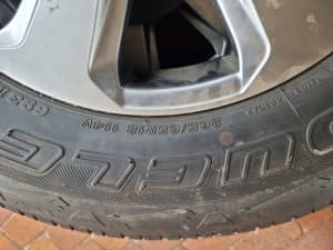 Sahara landcruiser wheels and tyres