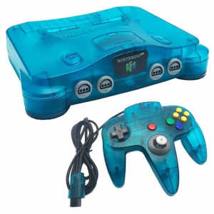 Ice blue pal Nintendo 64 console