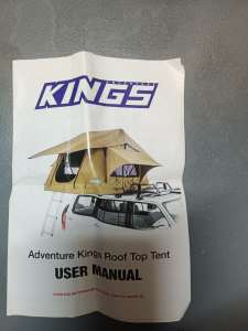 Kings rooftop tent and 6 man annex