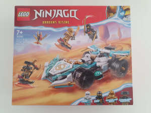 Lego Ninjago Zanes Dragon Power Spinjitzu Racing Car 71791 Brand New