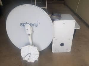Sphere Satking automatic satellite dish.