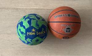Beach Ball and Basketball 
