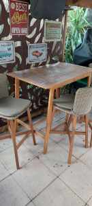Out door Bar Table & Chairs