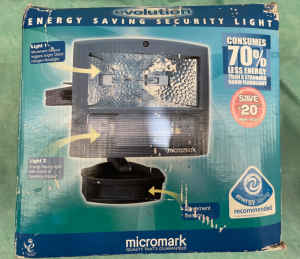 Micromark Energy Saving Security Light, Never used still in box