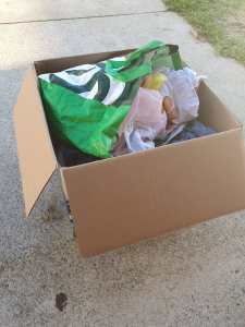 Large box baby clothes
