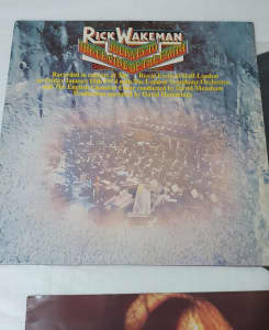 Journey to the Centre of the Earth Rick Wakeman 1974 vinyl LP record 