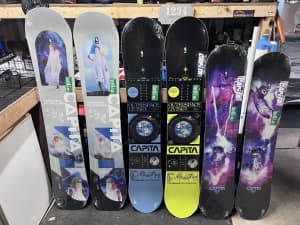 Brand new Capita snowboards