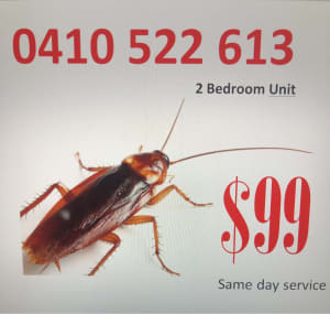 PestControl 2 bed unite half price only $75 offer end 31/ NOV 