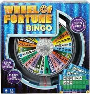 Wheel of fortune Bingo board game