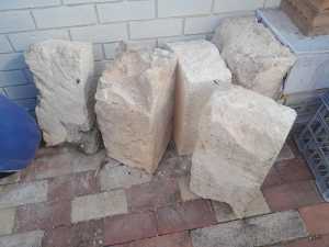 limestone blocks 