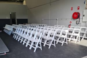 Gladiator foldable chairs for hire