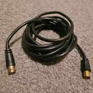 F-Type 1 Male to PAL Male Cable 3M