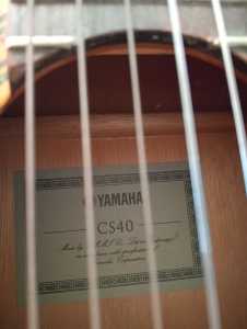 Yamaha 3/4 classical guitar 