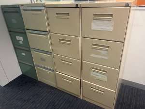 FREE 4 Drawer file Cabinets & File Holders. Need gone by end of April.
